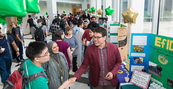 Joining a student organization will enrich your college experience. Mason Engineering has more than 20 unique student organizations that allow you to do everything from helping K-12 STEM educators to programming robots.