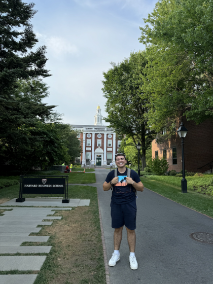 Berk Kasimcan at Harvard University Campus. Photo provided.